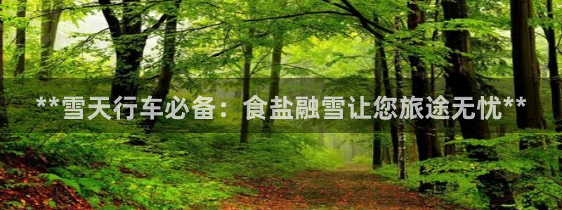 78mapp威九国际媒体央视：**雪天行车必备：食盐融雪让您